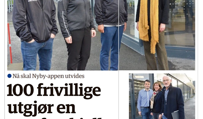 100 frivillige utgjor en stor forskjell