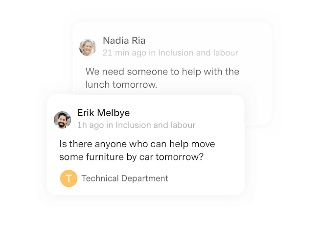 Inclusion and labour requests